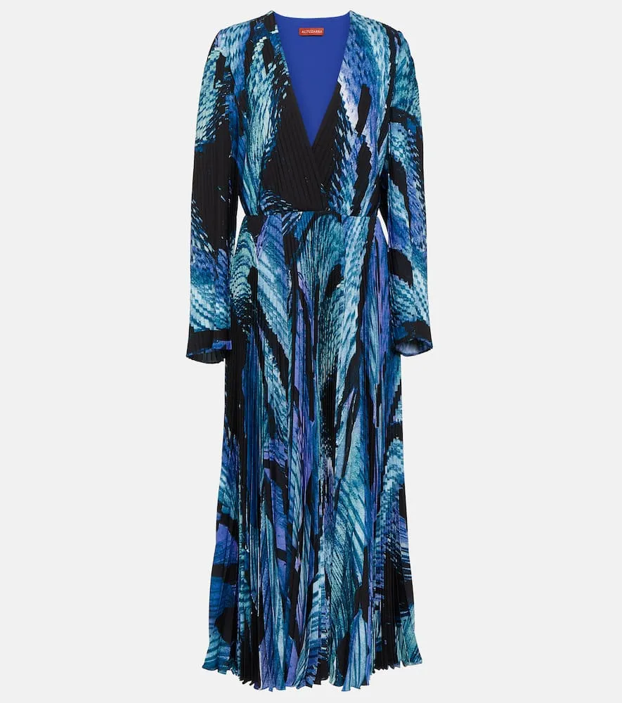 Altuzarra Antiparos pleated maxi dress