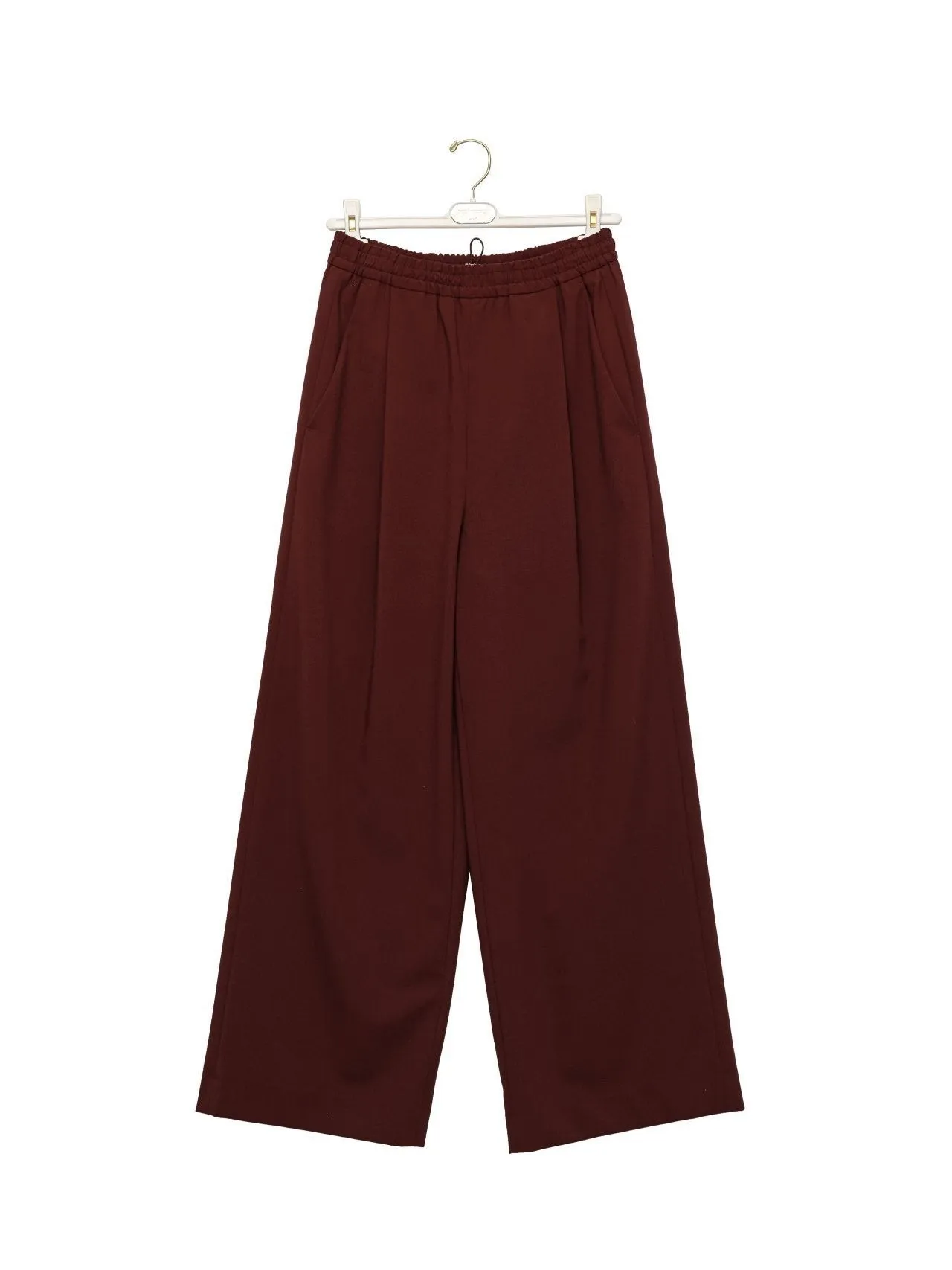 BANDED STRING WIDE TROUSERS