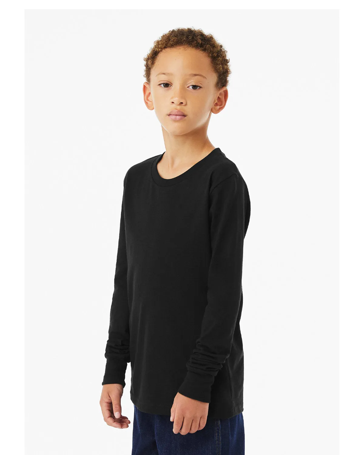 Bella   Canvas Youth Jersey Long Sleeve T-Shirt