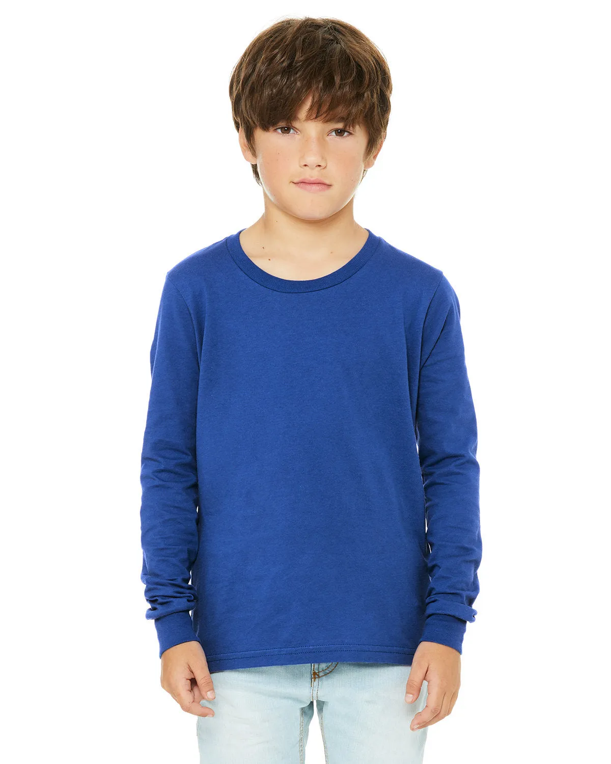 Bella   Canvas Youth Jersey Long Sleeve T-Shirt