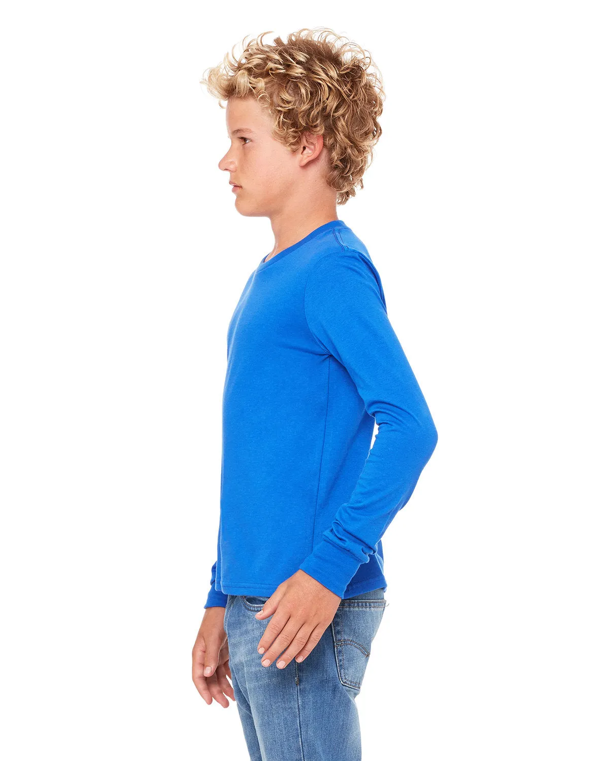 Bella   Canvas Youth Jersey Long Sleeve T-Shirt