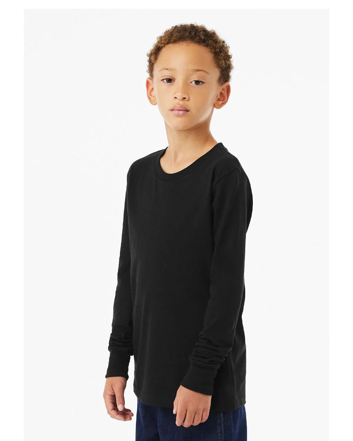 Bella   Canvas Youth Jersey Long Sleeve T-Shirt