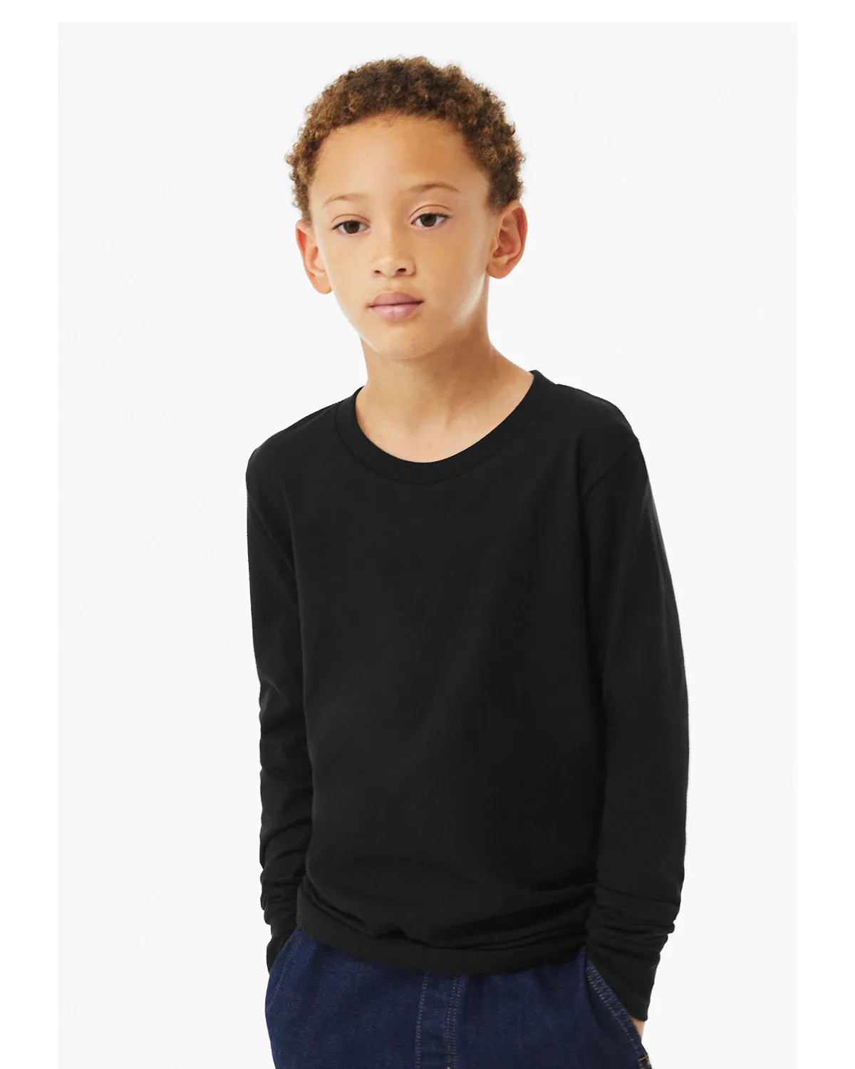 Bella   Canvas Youth Jersey Long Sleeve T-Shirt