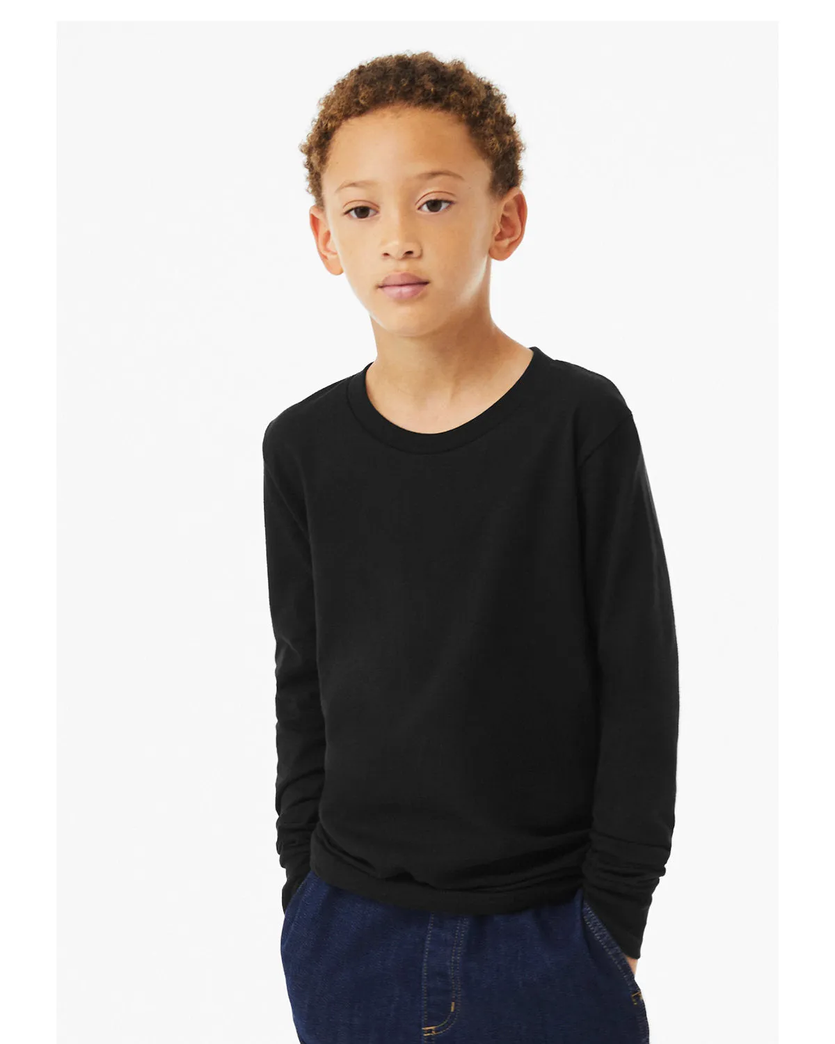 Bella   Canvas Youth Jersey Long Sleeve T-Shirt
