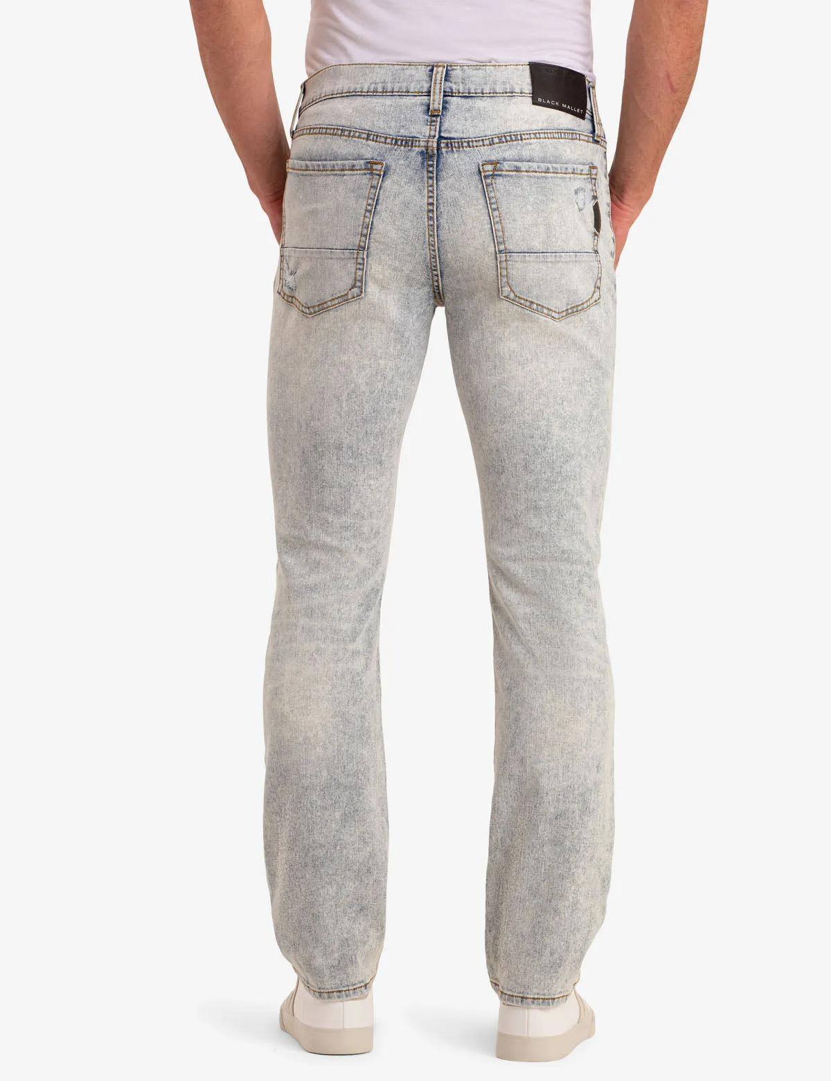 BLACK MALLET SLIM FIT JEANS