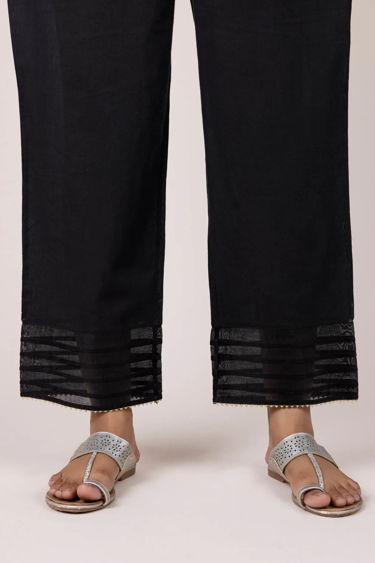Black Wide Leg Trousers