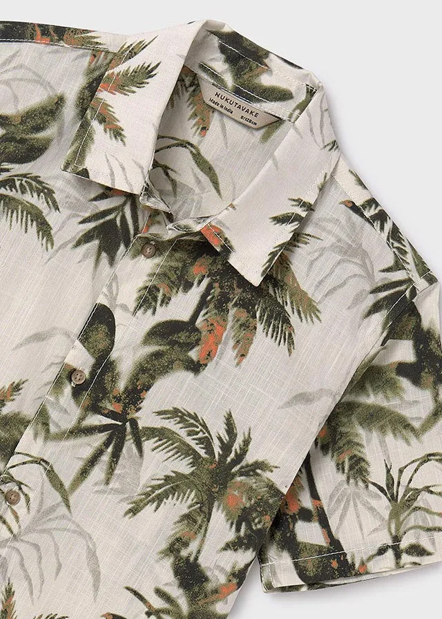 Boys Relaxed Printed Shirt - Jungle