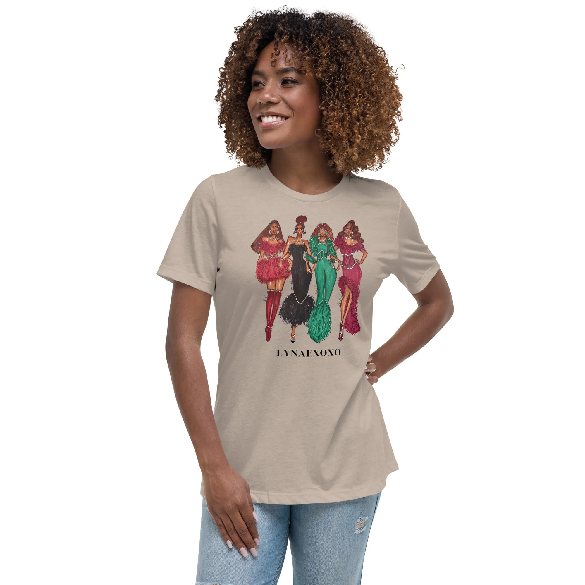 Feathers for the Holiday's - Women's Relaxed T-Shirt