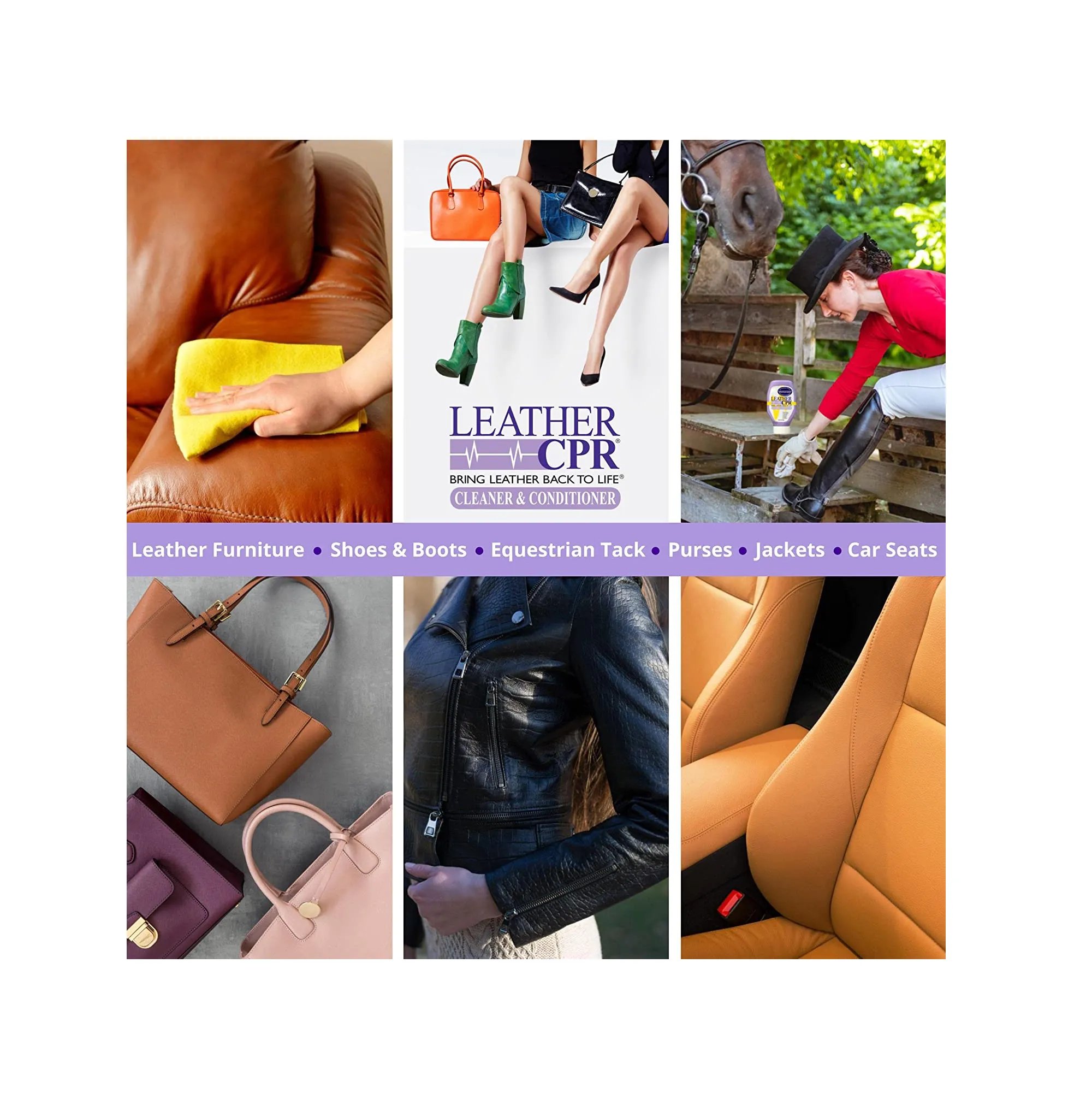 Leather CPR Cleaner & Conditioner 18oz - Best Leather Cleaner & Conditioner
