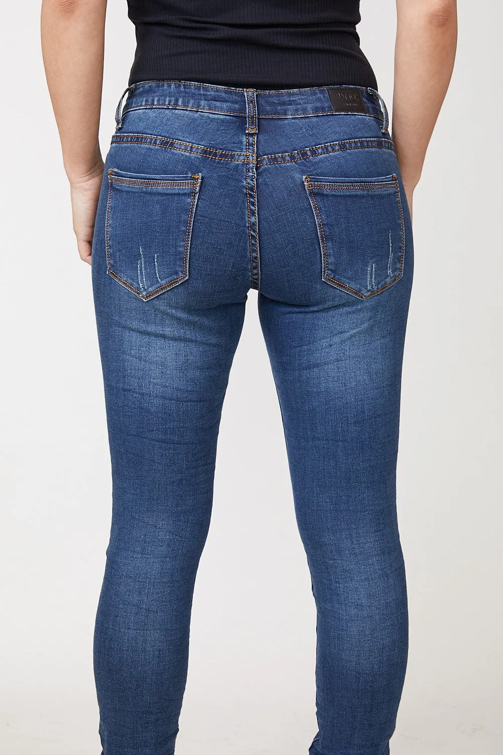 LITTLE RIPPED JEANS