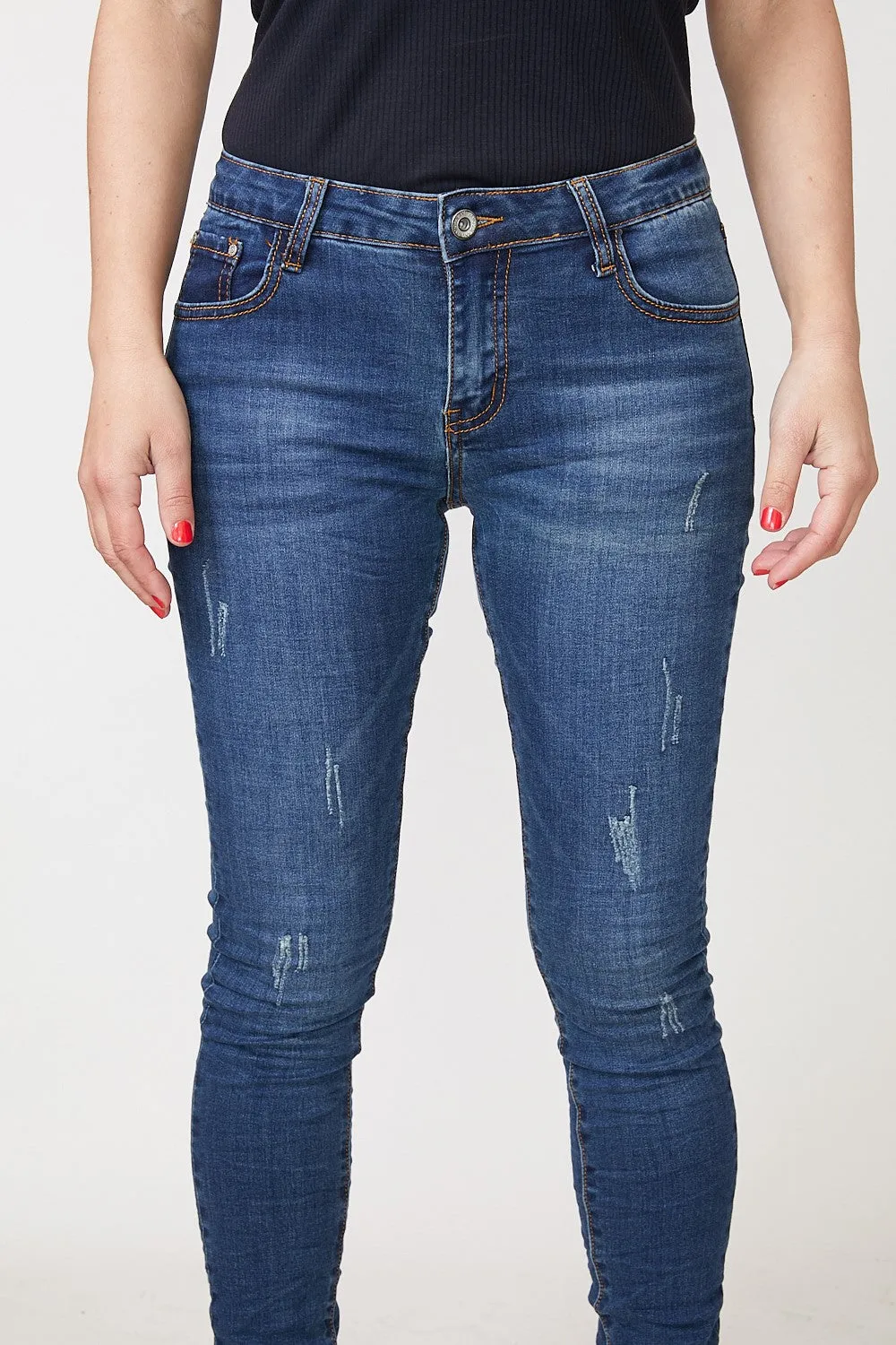 LITTLE RIPPED JEANS