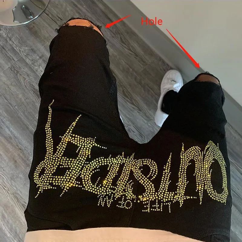 Men Stretch Destroyed Jeans