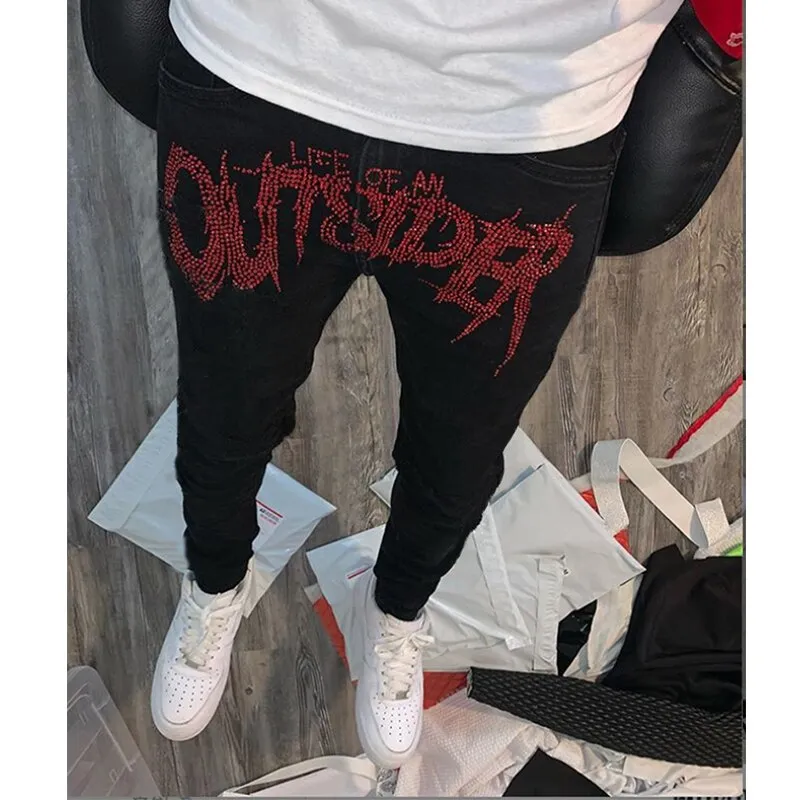 Men Stretch Destroyed Jeans