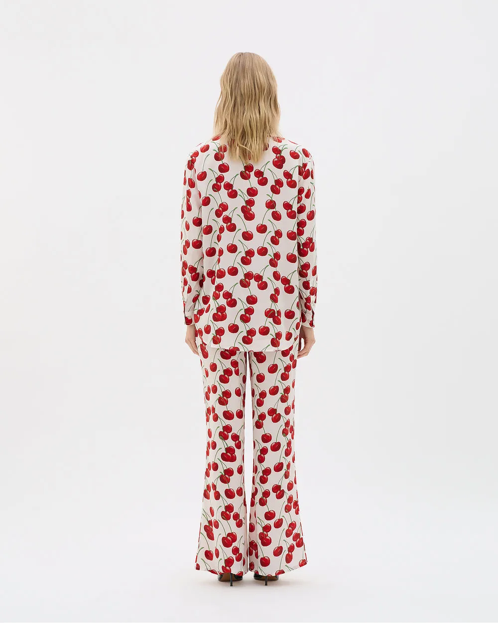 Muma World White Cherry Long Sleeve Shirt in White Cherry