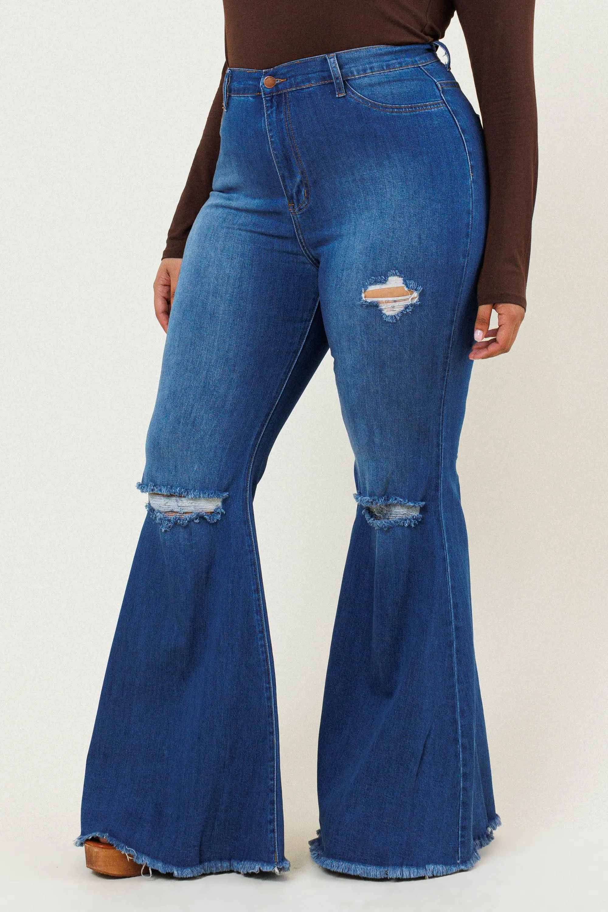 PLUS CH Swept Away Flare Jeans