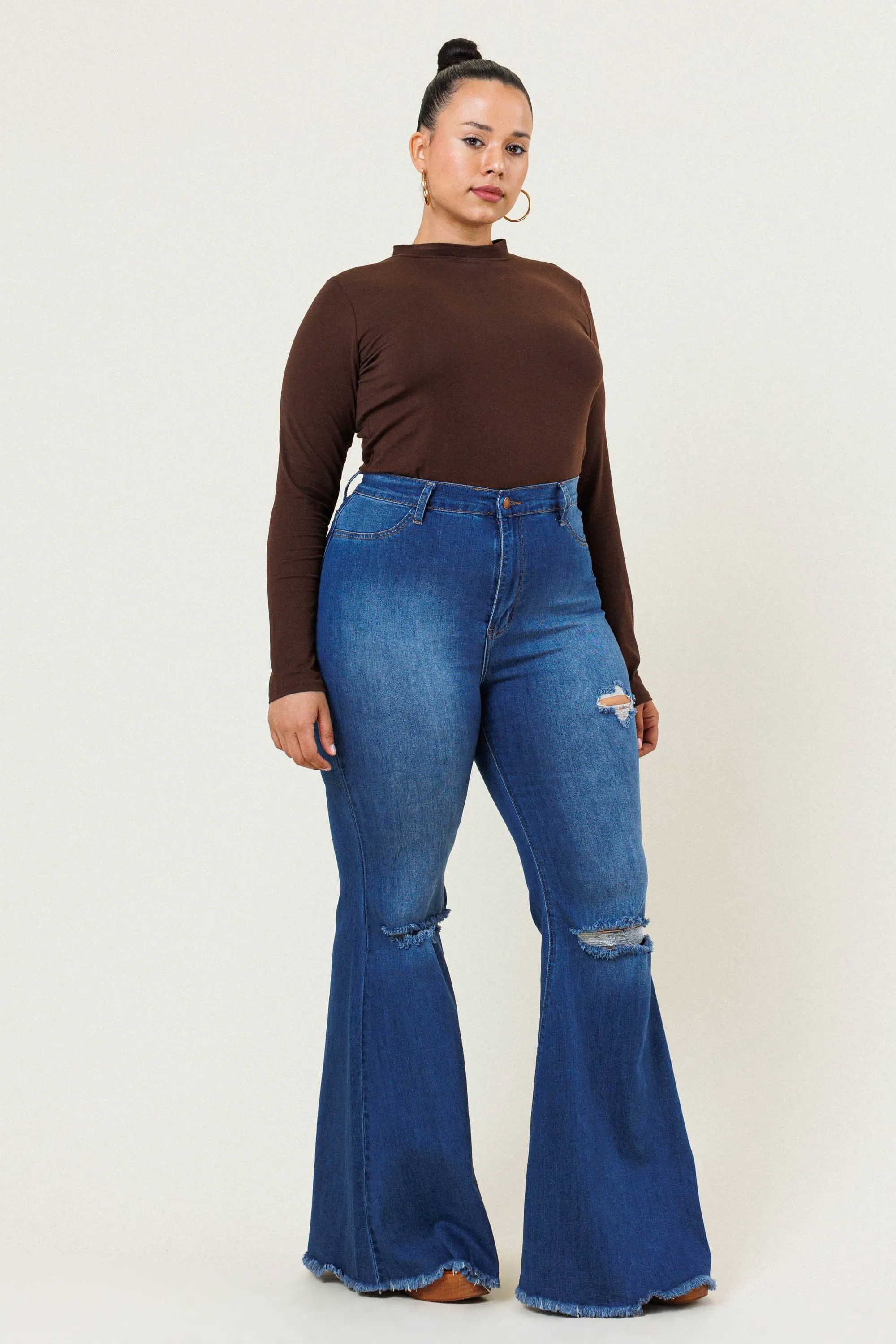 PLUS CH Swept Away Flare Jeans