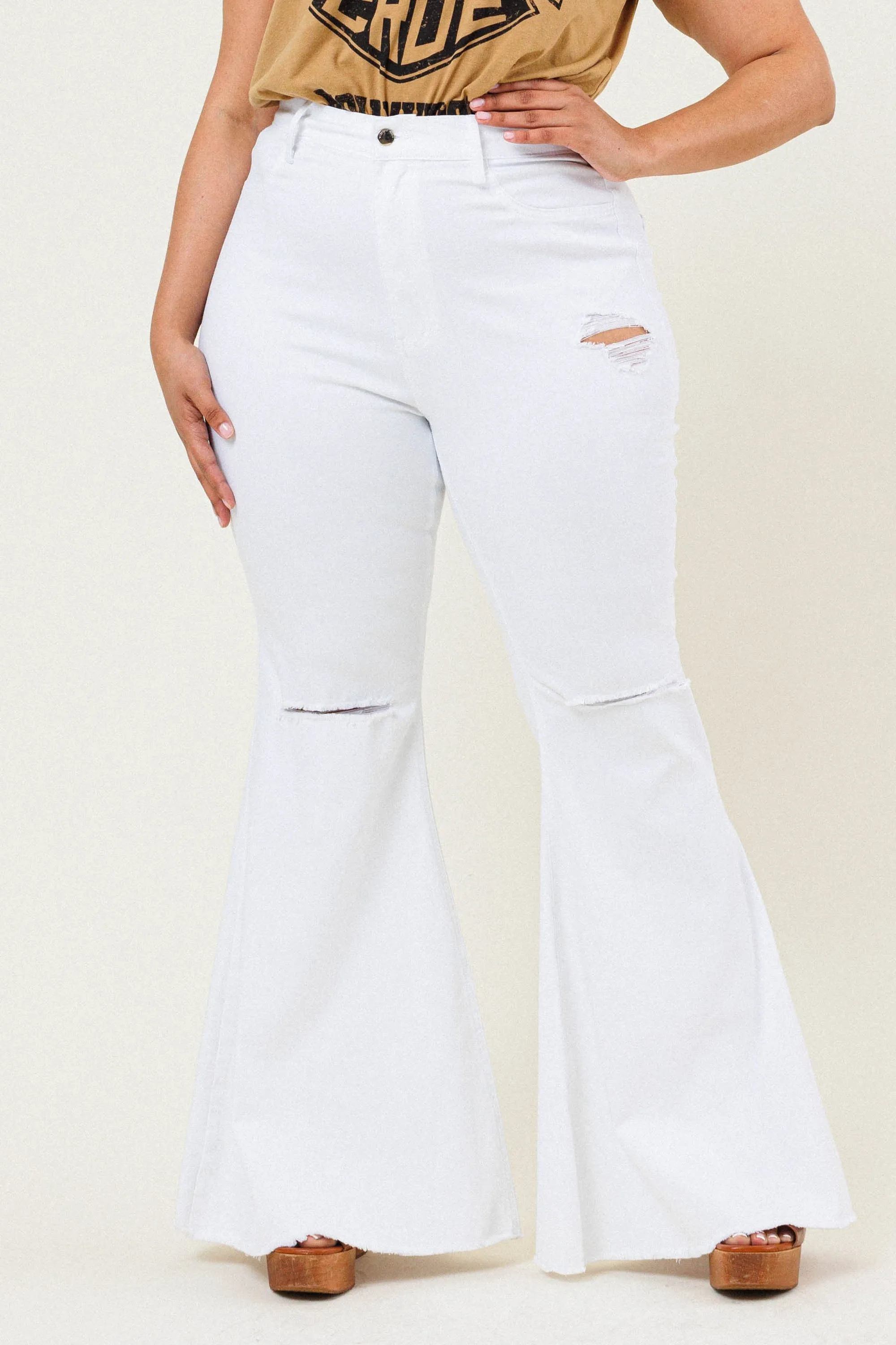PLUS CH Swept Away Flare Jeans