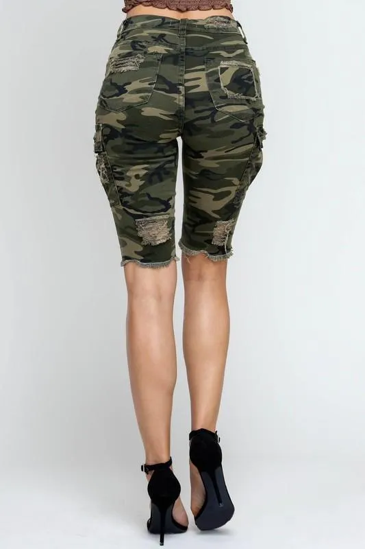 Pre-Order Ripped & Skinny Bermuda Shorts