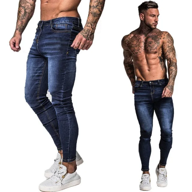 Stretch Ripped Denim Jeans