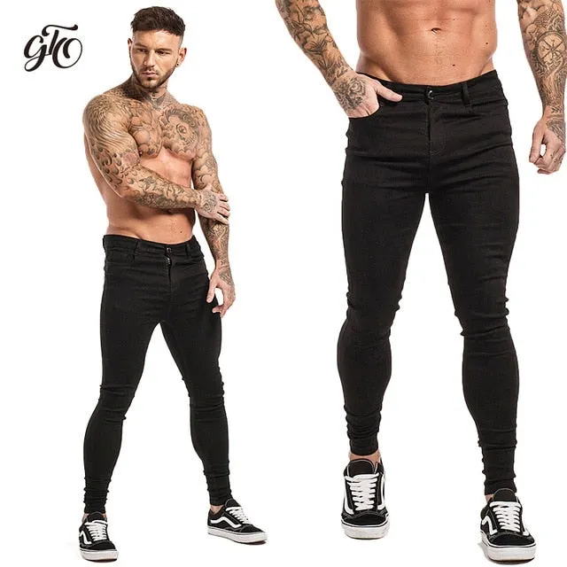 Stretch Ripped Denim Jeans
