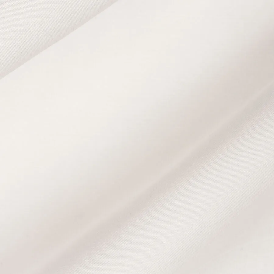 White Powerloom Silk Dupion