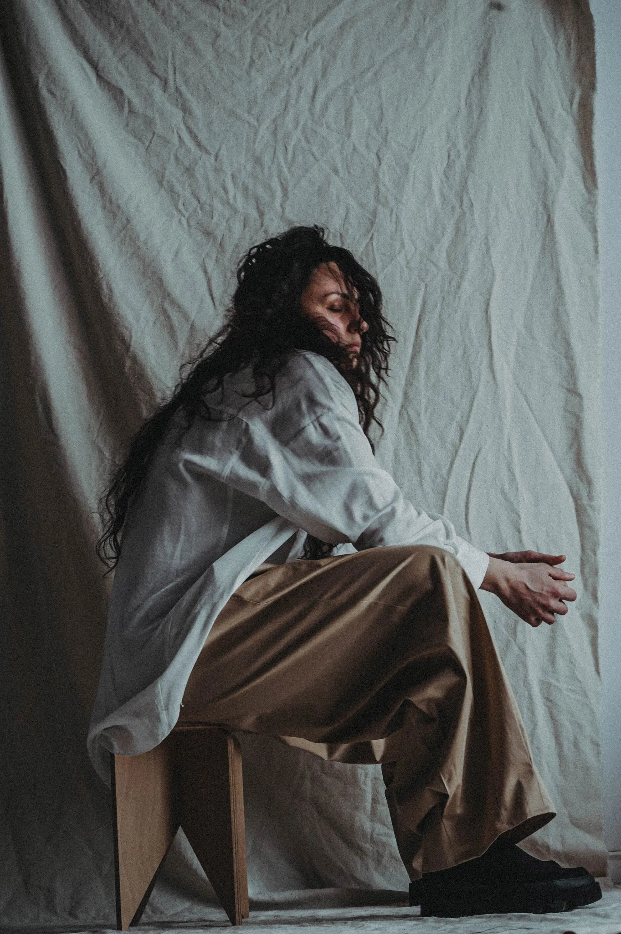 Wide Leg Trousers