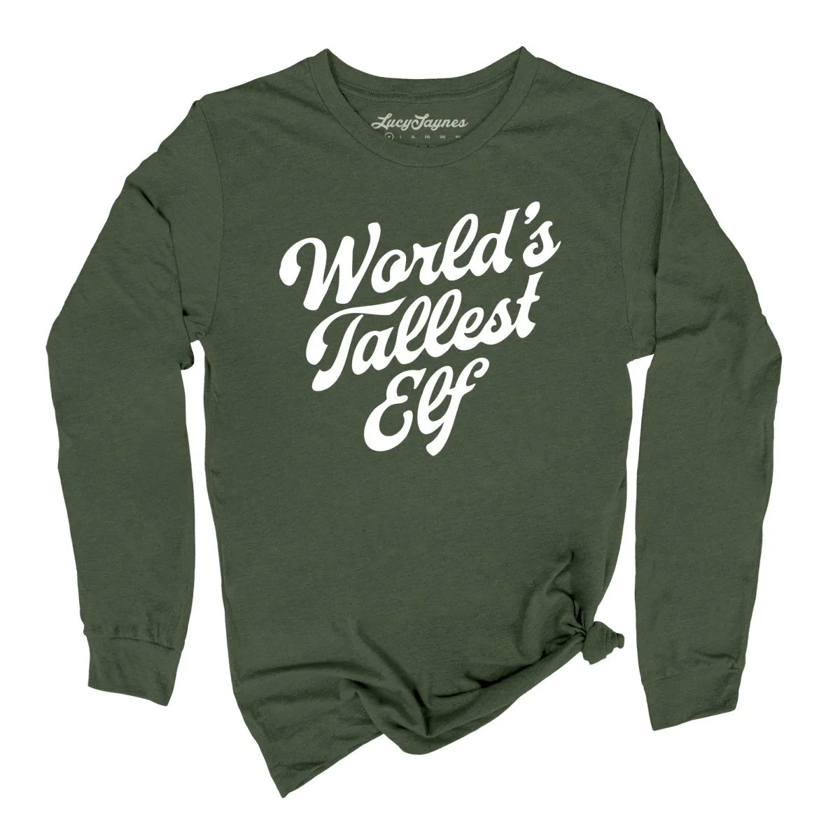 World's Tallest Elf Long Sleeve Tee